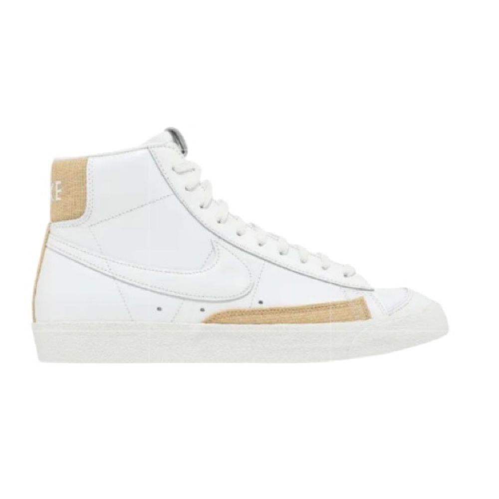 Nike Blazer Mid 77 Vintage White Burlap Hightop Basketball Sneakers Size 9